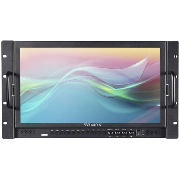 Feelworld P173-9HSD 17.3" Full HD Professional Broadcast IPS LCD Monitor with 3G-SDI/4K HDMI Support, Rackmountable