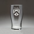 thumbnail image 1 of Feely Irish Coat of Arms Tavern Glasses - Set of 4 (Sand Etched), 1 of 3