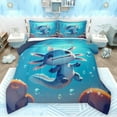thumbnail image 1 of Feelyou 3D Axolotl Animal Bedding Comforter Set for Kids, Dreamy Marine Sealife Twin Comforter Sets, Ocean Animal Theme Reversible Bedding Set, Microfiber Bedroom Decor, 2 Pieces, 1 of 9
