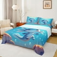 thumbnail image 1 of Feelyou 3D Axolotl Animal Twin Sheet Sets for Kids, Dreamy Marine Sealife Twin Fitted Sheet, Ocean Animal Theme Flat Sheet, Microfiber Bedroom Decor, 3 Pieces, 1 of 8