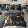 thumbnail image 1 of Feelyou 3D Basketball Print Twin Bedding Sets 7-Piece, Modern Sport Athlete Bedding Comforter Set, Ball Game Lover Reversible Sheet Sets, Ultra Soft Bedroom Decor, 1 of 8