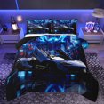 thumbnail image 1 of Feelyou 3D Cool Automobile Bedding Comforter Set, Speed Racing Car Twin Comforter Sets, Modern Extreme Sport Theme Reversible Bedding Set, Luxury Bedroom Decor, 2pcs, 1 of 8