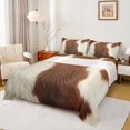 thumbnail image 1 of Feelyou 3D Cow Print Twin Sheet Sets for Adult, Modern Fashion Twin Fitted Sheet, Rustic Farmhouse Flat Sheet, Microfiber Bedroom Decor, 3-Piece, 1 of 7