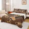 thumbnail image 1 of Feelyou 3D Cute Tiger Queen Sheet Sets, Fashion Leopard Print Bed Set, 4 Pieces, 1 of 7