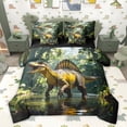 thumbnail image 1 of Feelyou 3D Dinosaur Kids Twin Bedding Sets 7-Piece, Jungle Animal Bedding Comforter Set, 1 of 8