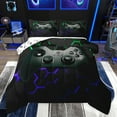 thumbnail image 1 of Feelyou 3D Gamepad Player Bedding Comforter Set, Blue Green Honeycomnb Twin Comforter Sets, Modern Video Games Lover Reversible Bedding Set, Super Cozy Room Decor, 2pcs, 1 of 9
