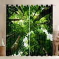thumbnail image 1 of Feelyou 3D Green Tree Curtains Pack of 2 (42x84 Each) for Teen, Leaf Plant Botanical Curtains Blackout, Nature Scenery Bedroom Curtains, Curtains and Drapes Room Decor, 1 of 6
