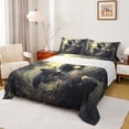 thumbnail image 1 of Feelyou 3D Jungle Bear Twin Sheet Sets, Tree Leaf Botanical Bedding, 3 Pieces, 1 of 7