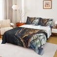 thumbnail image 1 of Feelyou 3D Leopard Animal Twin Sheet Sets, Wildlife Cheetah Bedding, 3-Piece, 1 of 7