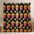 thumbnail image 1 of Feelyou 3D Popcorn Child Blackout Curtains Set of 2 (52x84 Each), Vintage Film Theater Window Curtains, Family Cinema Theme Curtains and Drapes, Blackout Curtains Bedroom Decor, 1 of 6