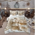 thumbnail image 1 of Feelyou 3D Santa Claus Twin Bedding Sets 7-Piece, Dreamy Fairy Tale Bedding Comforter Set, Christmas Reindeer Reversible Sheet Sets, Lightweight Room Decor, 1 of 7