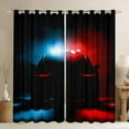 thumbnail image 1 of Feelyou 3D Sport Car Blackout Curtains Set of 2 (52x84 Each) for Boy, Modern Speed Sports Player Window Curtains, Red Blue Automobile Curtains and Drapes, Curtains and Drapes Room Decor, 1 of 6