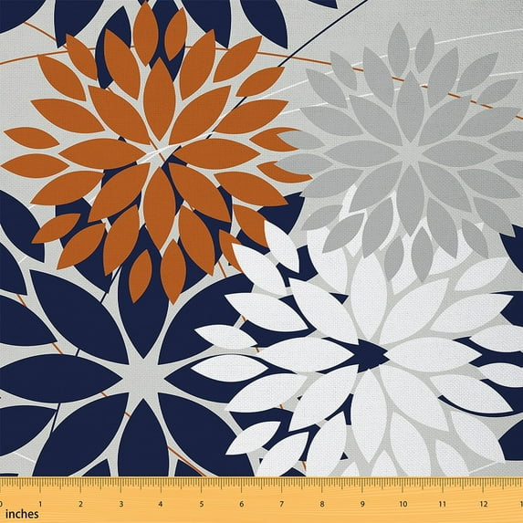 Feelyou Abstract Geometric Fabric by the Yard 1 Yard, Modern Minimalism Room Decor Fabric by the Yard, Old Fashion Fabric for Sewing, Luxury Bedroom Decor