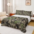 thumbnail image 1 of Feelyou Adult Jungle Branches Full Size Sheets, Green Leaf Botanical Bed Sheets, Rustic Farmhouse Theme Sheet Sets, 4pcs, 1 of 7