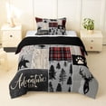 thumbnail image 1 of Feelyou Adventure Twin Comforter Sets, Lodge Cabin Bedding Set, 2-Piece, 1 of 7