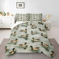 thumbnail image 1 of Feelyou Animal Kids Full Size Comforter Sets, Woodland Wildlife Duck Bedding Sets, 3pcs, 1 of 8