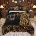 thumbnail image 1 of Feelyou Bear Adult Queen Comforter Set, Woodland Wildlife Bedding Comforter Set, 3 Pieces, 1 of 8