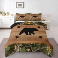 thumbnail image 1 of Feelyou Bear Animal Queen Comforter Set, Farmhouse Bedding Comforter Set, 3 Pieces, 1 of 6