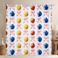 thumbnail image 1 of Feelyou Billiards Blackout Curtains Set of 2 (52x84 Each), Princess Bow Window Curtains, 1 of 6