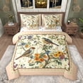 thumbnail image 1 of Feelyou Bird Flower Bedding Comforter Set 7pcs, Retro Chinese Style King Bedding Sets, 1 of 8