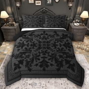 Damask Bedding Sets in Black Blue Red and More Home Comforts