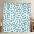 thumbnail image 1 of Feelyou Blue Abstract Ombre Curtains Pack of 2 (42x84 Each) for Teen, Cycle Polkadots Curtains Blackout, Modern Fashion Style Bedroom Curtains, Living Room Curtains Decor, 1 of 6