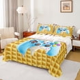 thumbnail image 1 of Feelyou Blue Game Console Teens Twin Sheet Sets, Ice Cream Donut Bedding, 3 Pieces, 1 of 7