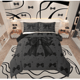 thumbnail image 1 of Feelyou Blue Kawaii Ribbon Full Size Comforter Sets, Cartoon Polka Dots Bedding Comforter Set, Teens Boys Girls Kids Reversible Bedding Sets, Microfiber Bedroom Decor, 3 Pieces, 1 of 8