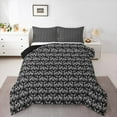 thumbnail image 1 of Feelyou Boho Damask Teen Twin Comforter Sets, Black Magic Dragon Bedding Set, 2 Pieces, 1 of 8
