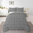 thumbnail image 1 of Feelyou Boho Damask Teen Twin Comforter Sets, Sliver Magic Dragon Bedding Set, 2-Piece, 1 of 8