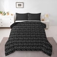 thumbnail image 1 of Feelyou Boho Dragon Full Size Comforter Sets, Retro Western Damask Bedding Sets, 3pcs, 1 of 8