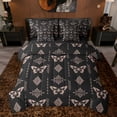 thumbnail image 1 of Feelyou Boho Mandala Damask Comforter Set 7pcs, Magic Butterfly Animal King Bedding Sets, 1 of 8