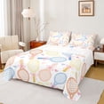 thumbnail image 1 of Feelyou Bowknot Badminton Twin Sheet Sets, Love Heart Kid Bedding, 3-Piece, 1 of 7