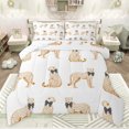 thumbnail image 1 of Feelyou Bowknot Cheetah Kid Queen Comforter Set, Leopard Bedding Comforter Set, 3pcs, 1 of 8