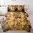 thumbnail image 1 of Feelyou Boy Woodland Animal Twin Bedding Sets 7pcs, Rustic Deer Moose Comforter Set, 1 of 8