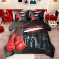 thumbnail image 1 of Feelyou Boys Boxing Gloves Bedding Comforter Set 7 Pieces, Sports Lover Full Bedding Set, 1 of 8