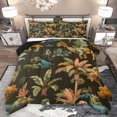 thumbnail image 1 of Feelyou Boys Dinosaur Lover Bedding Comforter Set, Tropical Coconut Tree Twin Comforter Sets, Cartoon Jungle Wildlife Reversible Bedding Set, Microfiber Bedroom Decor, 2-Piece, 1 of 8