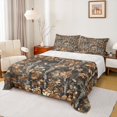 thumbnail image 1 of Feelyou Branches Plant Adult Bed Sheets, Autumn Maple Leaf King Sheets, 4 Pieces, 1 of 7
