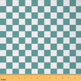 thumbnail image 1 of Feelyou Buffalo Plaid Fabric by the Yard 3 Yards, Turquoise Checkered Room Decor Fabric by the Yard, Chic Geometric Artwork Fabric for Sewing, Ultra Soft Home Decor, 1 of 6
