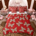 thumbnail image 1 of Feelyou Butterfly Twin Bedding Sets 7-Piece, Leopard Cheetah Print Bedding Comforter Set, 1 of 8