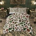 thumbnail image 1 of Feelyou Camo Game Fish Queen Comforter Set for Men Women Kids, Outdoor Pike Fishing Bedding Comforter Set, Black Reversible, 3pcs, 1 of 6