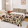 thumbnail image 1 of Feelyou Camouflage Teens Twin Sheet Sets, Wildlife Leopard Cheetah Bedding, 3 Pieces, 1 of 7