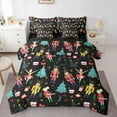 thumbnail image 1 of Feelyou Cartoon Ballet Princess Twin Bedding Sets 7-Piece for Kid, Nutcracker Royal Guarder Bedding Comforter Set, Christmas Tree Reversible Sheet Sets, Ultra Soft Home Decor, 1 of 7