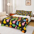 thumbnail image 1 of Feelyou Cartoon Bowling Full Size Sheets, Teens Kids Boys Girls Bed Sheets, 4-Piece, 1 of 7