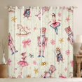thumbnail image 1 of Feelyou Cartoon Cute Princess Black Out Curtains for Kid, Nutcracker Royal Guarder Curtains Pack of 2 (42x63 Each), Merry Christmas Theme Bedroom Curtains, Window Curtains Home Decor, 1 of 6