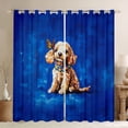 thumbnail image 1 of Feelyou Cartoon Dalmatian Lover Blackout Curtains Set of 2 (52x84 Each), Cute Dog Butterfly Window Curtains, Modern Oil Printing Curtains and Drapes, Living Room Curtains Decor, 1 of 6