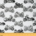 thumbnail image 1 of Feelyou Cartoon Dirt Bike Fabric by the Yard 1 Yard, Speed Sports Sewing Fabric, Teenager Boys Girls Home Decor Fabric by the Yard, Ultra Soft Home Decor, 1 of 6