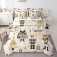 thumbnail image 1 of Feelyou Cartoon Elf Princess Bedding Comforter Set 7pcs, Fairy Tale Nutcracker King Bedding Sets, Christmas Tree Gift Reversible Bed Sheets, Luxury Bedroom Decor, 3pcs, 1 of 7