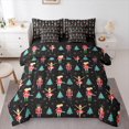 thumbnail image 1 of Feelyou Cartoon Elf Princess Twin Bedding Sets 7-Piece, Fairy Tale Nutcracker Bedding Comforter Set, Green Christmas Tree Reversible Sheet Sets, Breathable Home Decor, 1 of 7