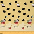 thumbnail image 1 of Feelyou Cartoon Farm Cow Fabric by the Yard 3 Yards, Red Strawberry Fruit Sewing Fabric, Cow Print Home Decor Fabric by the Yard, Ultra Soft Home Decor, 1 of 6